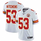 Nike Men & Women & Youth Chiefs 53 Anthony Hitchens White NFL Vapor Untouchable Limited Jersey,baseball caps,new era cap wholesale,wholesale hats